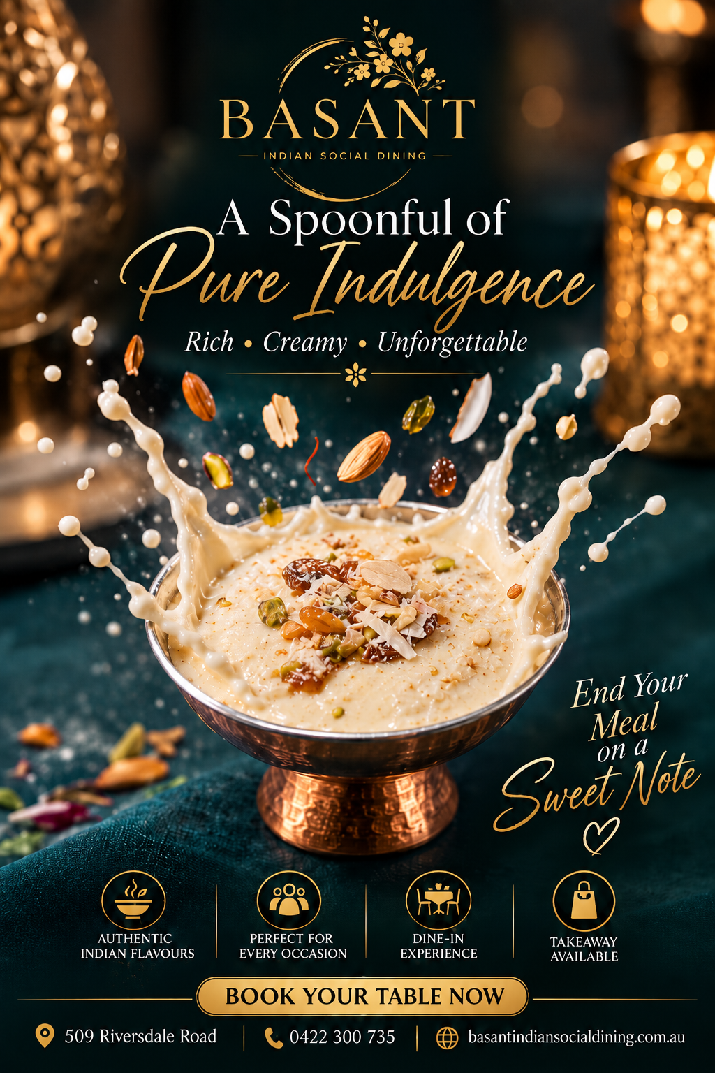 Indian Desserts in Camberwell – End Your Meal on a Sweet Note at Basant